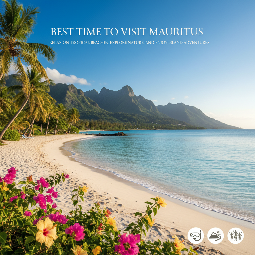 Best Time to Visit Mauritius: Relax on tropical beaches, explore nature, and enjoy island adventures.