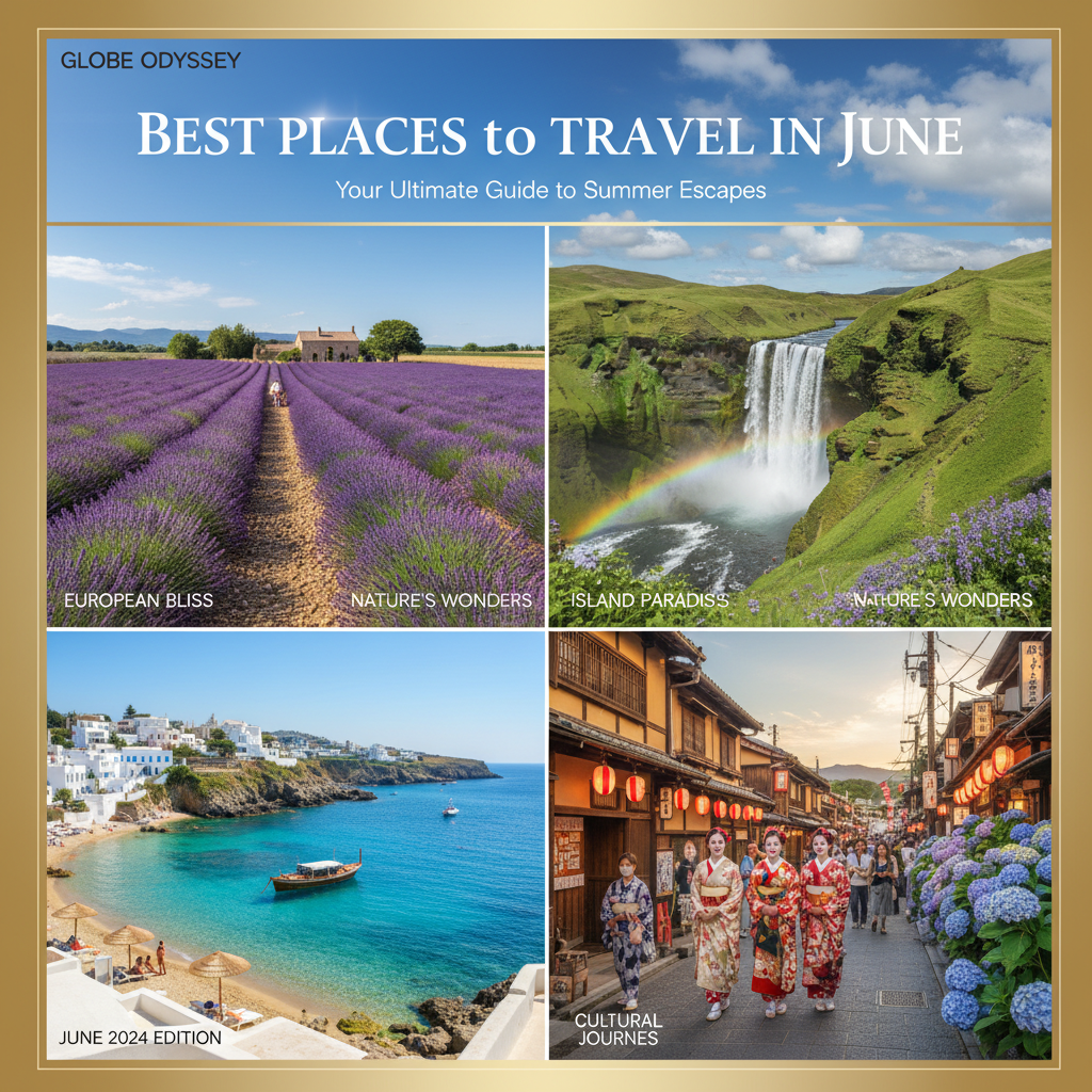 Best Places to Travel in June: Stunning lavender fields, Greek beaches, Kyoto festivals, and Iceland views